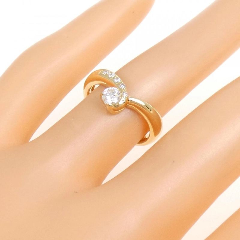 Nhẫn kim cương K18YG 0.25CT 669965