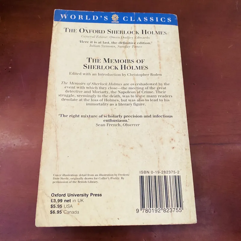 The memoirs of Sherlock holmes  975879