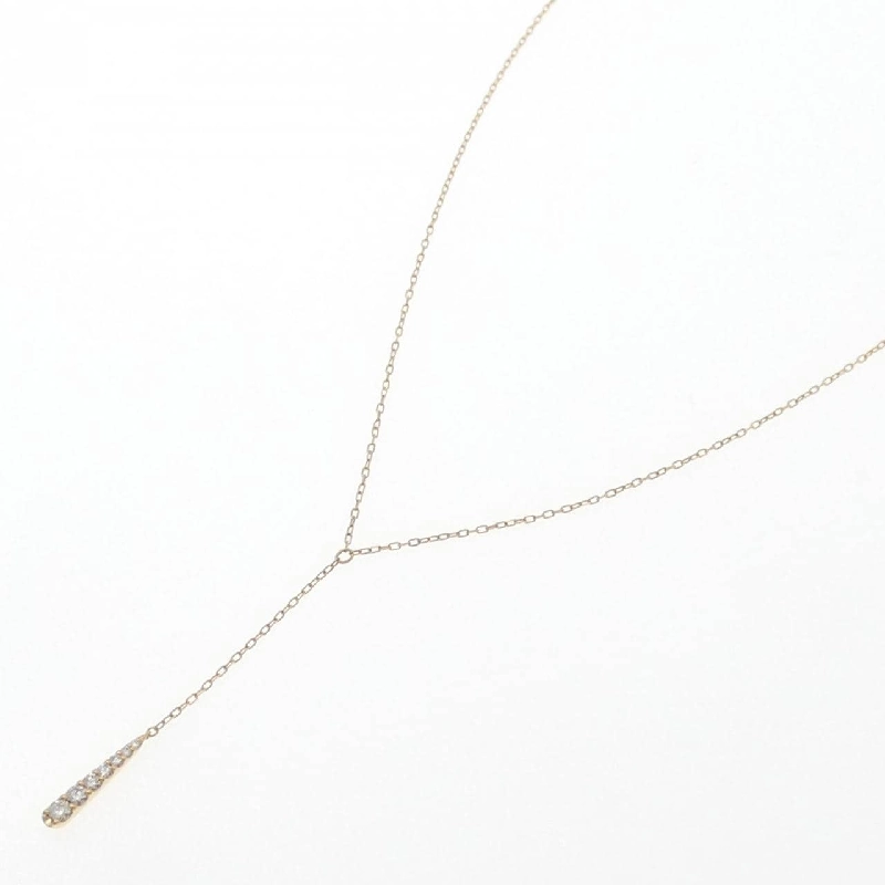 Dây chuyền kim cương K18YG 0.15CT - Hàng hiệu Chính hãng 858472