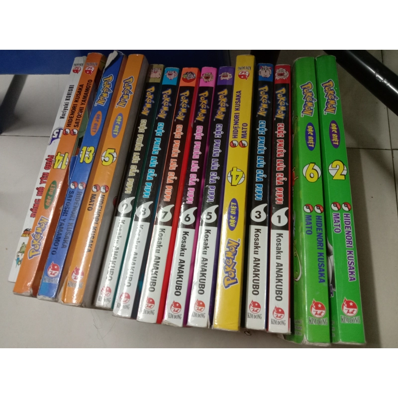 Combo 14 cuốn Pokemon+ tặng kèm 1 cuốn Pokemon  466004