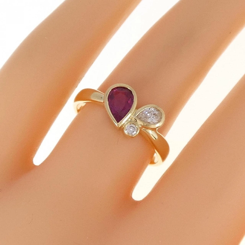 Nhẫn Ruby 18KYG 0.59CT 673281