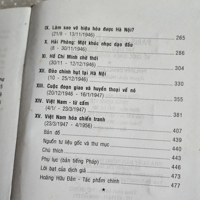 Paris Saigon hanoi tài liệu lưu trữ về cuộc chiến tranh 1944-1947 | P. Devillers 523338