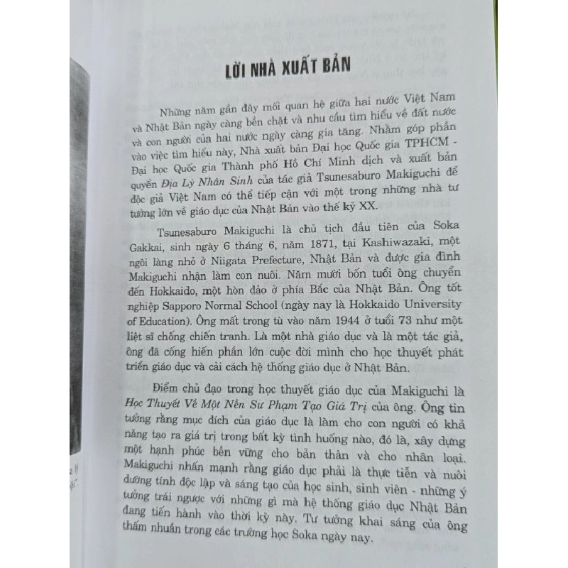 ĐỊA LÝ NHÂN SINH - DỊCH GIẢ TRƯƠNG HỚN HUY VÀ LÊ NGUYỄN MINH THỌ 299014