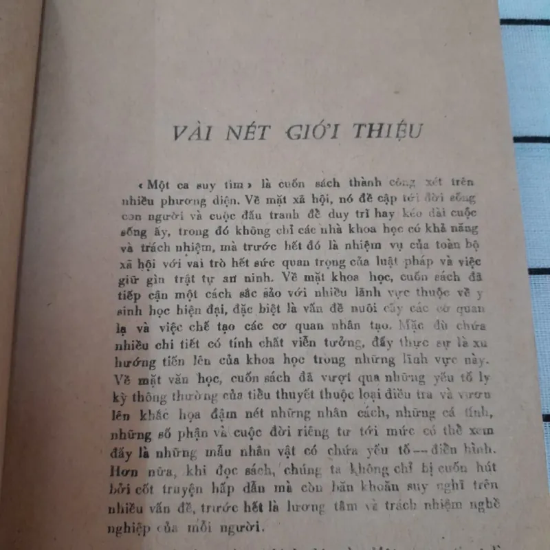 Tiểu thuyết MỘT CA SUY TIM. Tg. Alan Wingnington. Nxb Nghĩa Bình 1987 703353