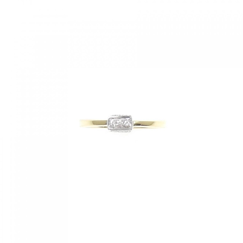 Nhẫn kim cương 750YG 672071