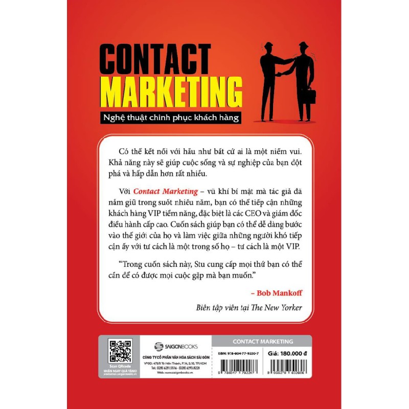 Contact Marketing - Nghệ Thuật Chinh Phục Khách Hàng - Stu Heinecke 138235