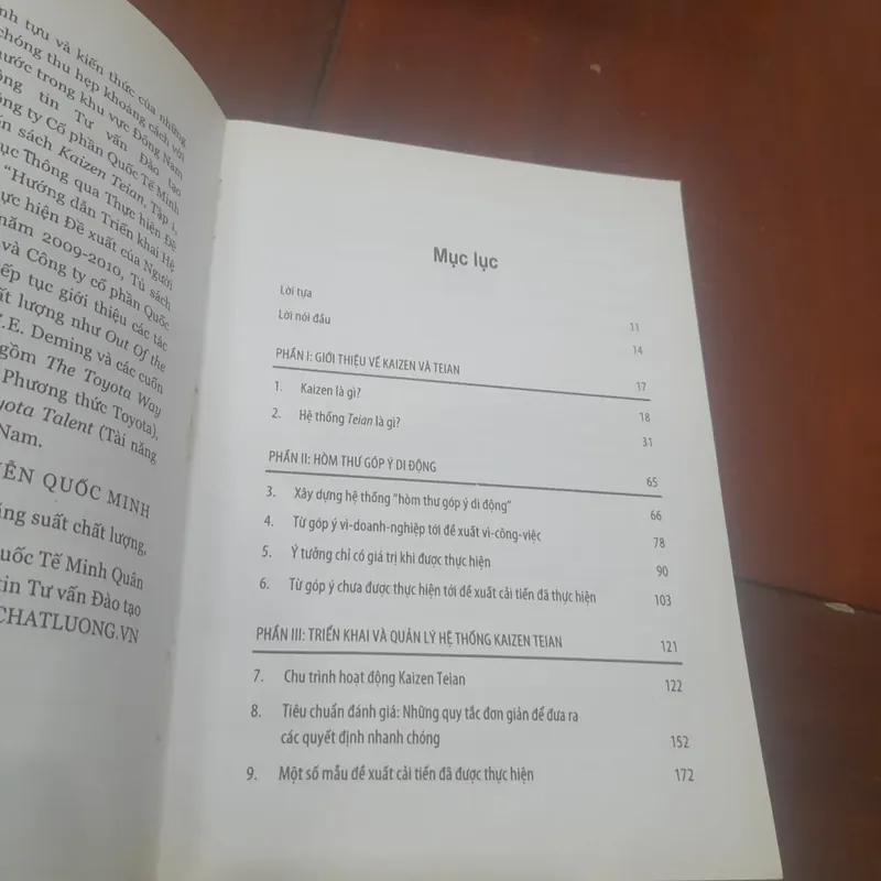 KAIZEN TEIAN, thiết lập hệ thống Cải Tiến Liên Tục 689511