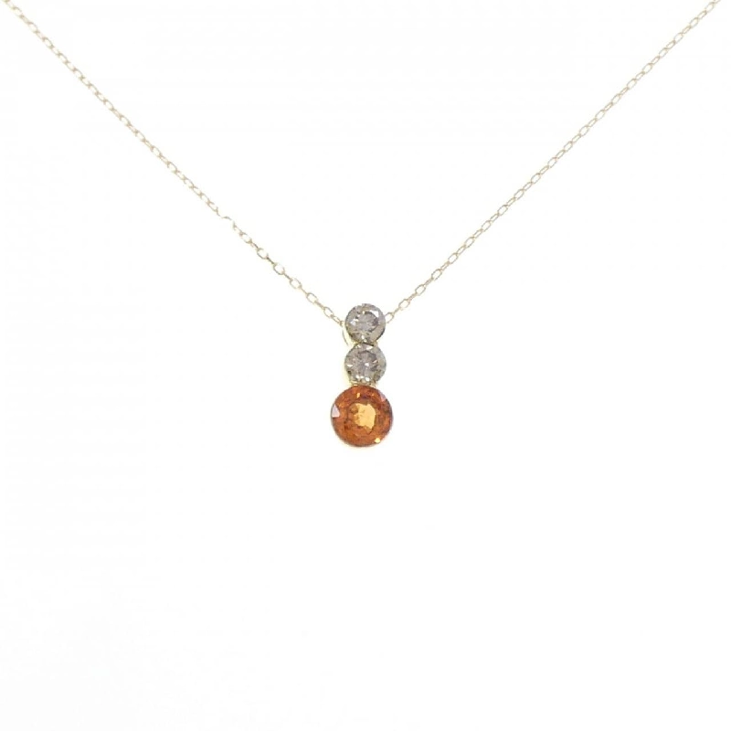 K18YG Sapphire Necklace 0.30CT - Hàng hiệu Authentic 856596