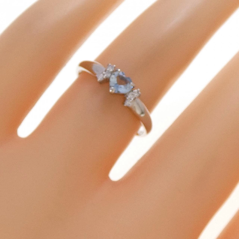 Nhẫn Aquamarine hình trái tim PT900 - Hàng hiệu Authentic 848549
