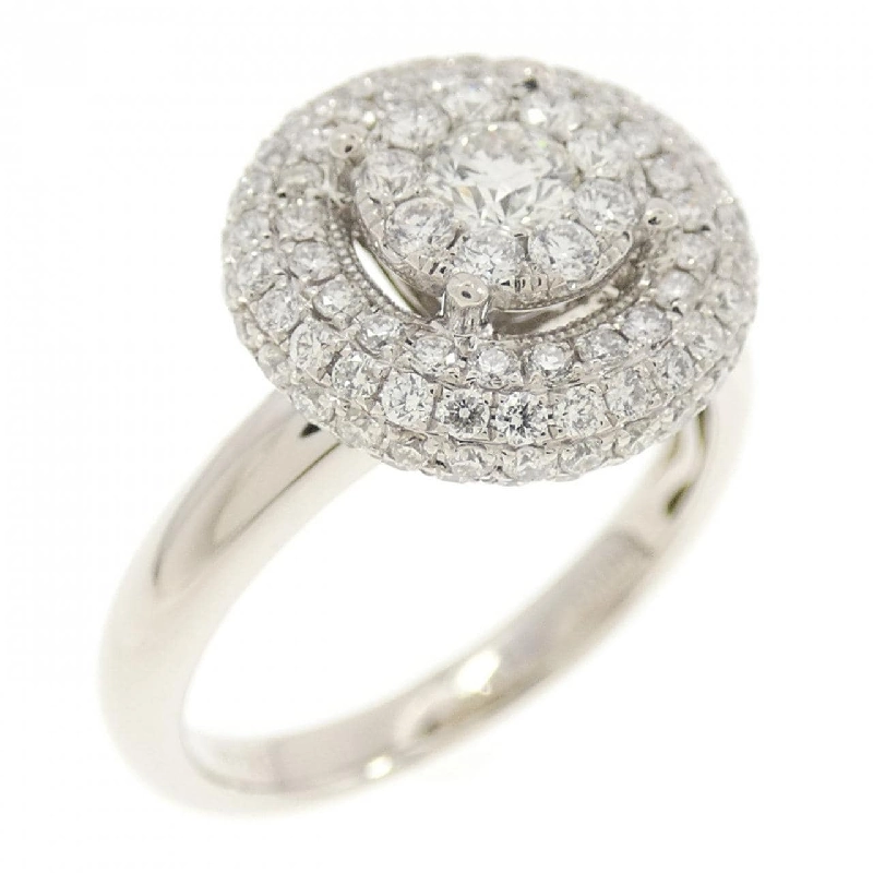 Nhẫn kim cương K18WG 0.84CT 670381