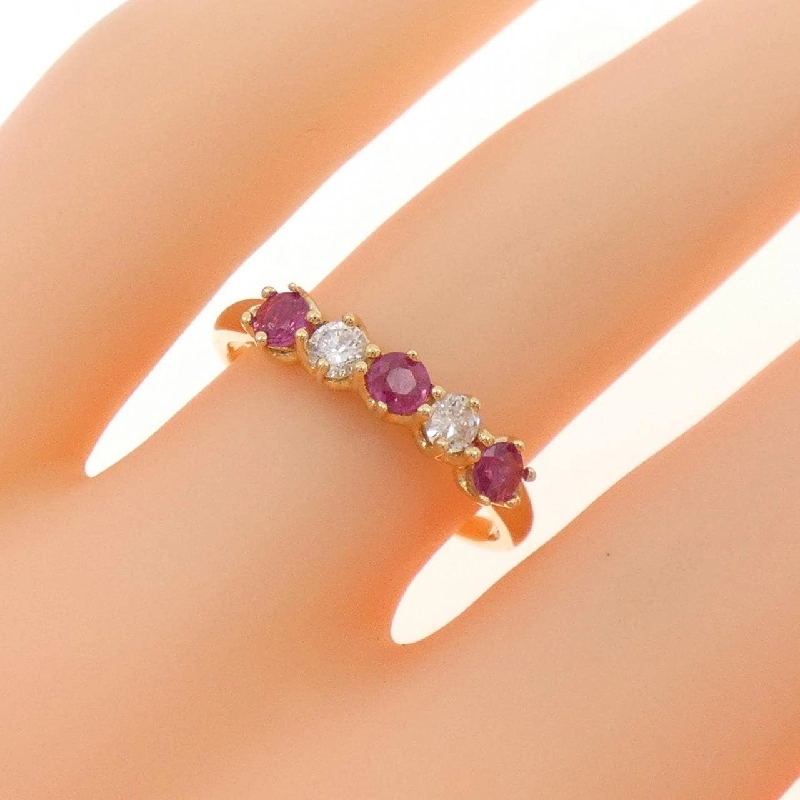 Nhẫn Ruby K18YG 0.30CT - Hàng hiệu Chính hãng 851027