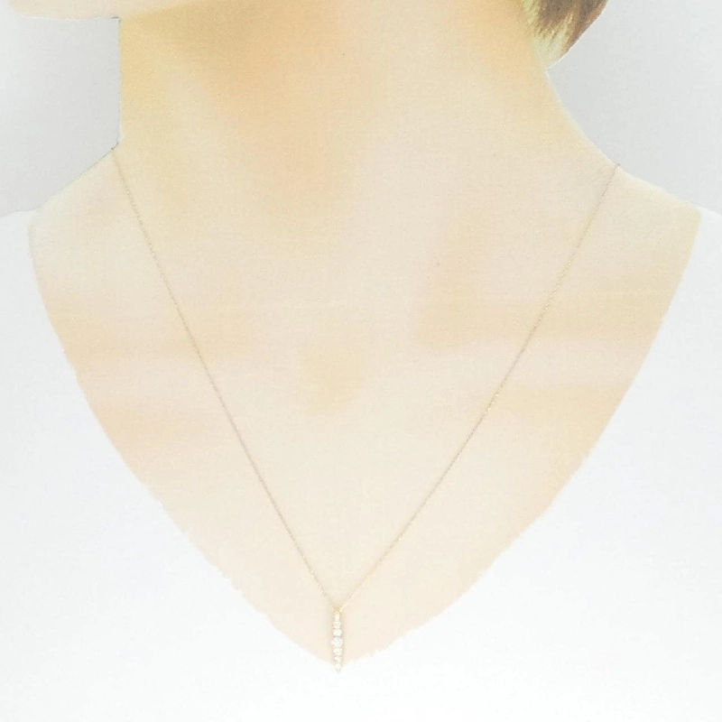 K18YG Dây chuyền kim cương 0.15CT - Hàng hiệu Chính hãng 865296