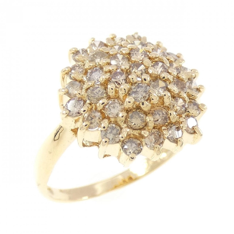 Nhẫn kim cương K18YG 1.00CT 671593