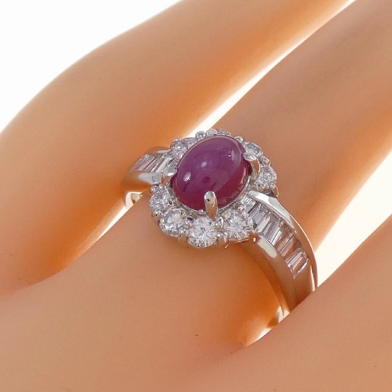 Nhẫn Star Ruby PT900 1.670CT 665968