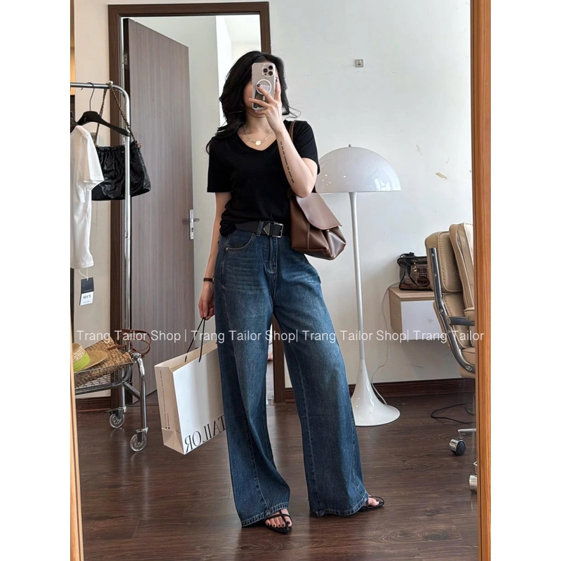 Quần jean suông 502793