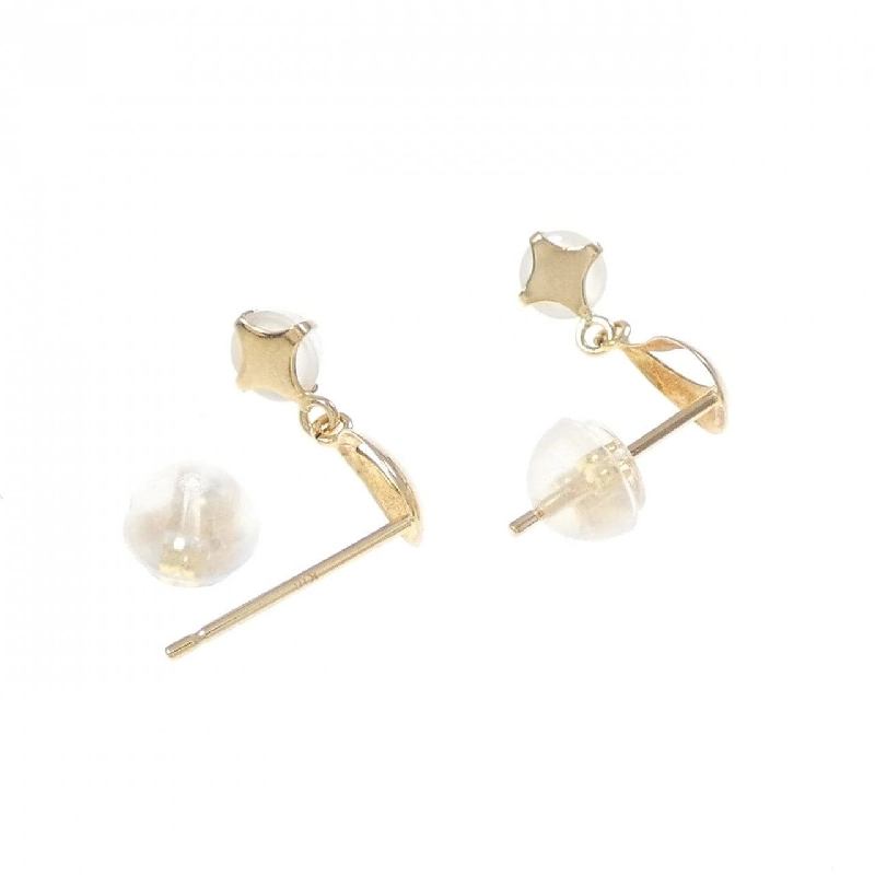 K18YG Đá mặt trăng Bông tai - Hàng hiệu Chính hãng 866467