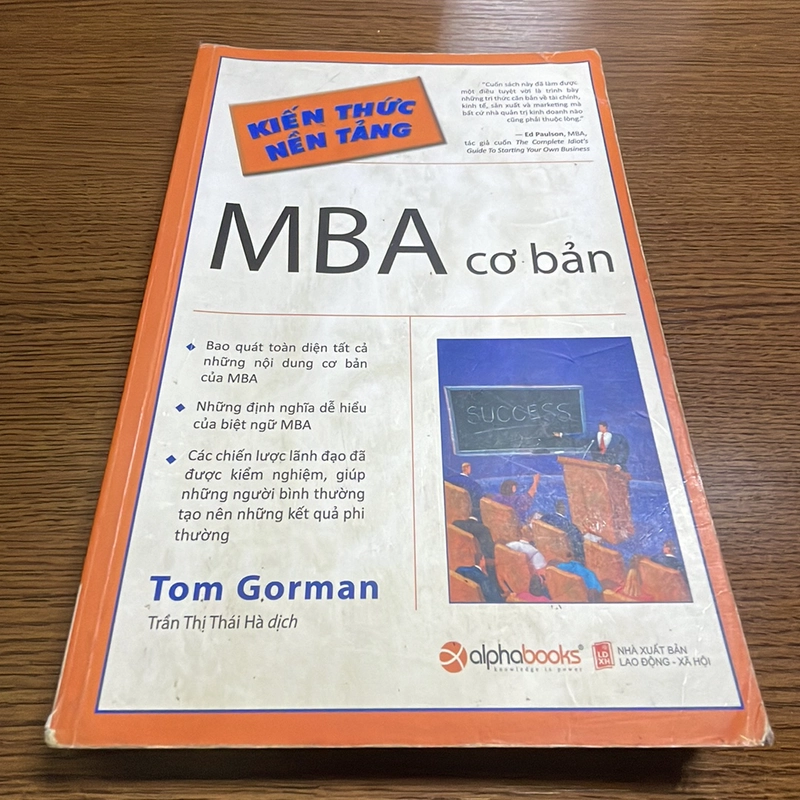 Kiến thức nền tảng MBA cơ bản Tom Gorman 393294