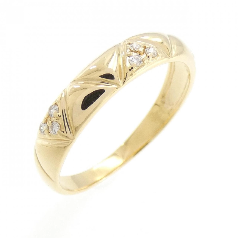 Nhẫn kim cương K18YG 673219