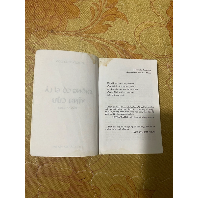 Không có gì là vĩnh cửu- Sidney Sheldon  470452