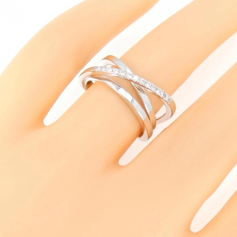 Nhẫn kim cương K18WG 0.13CT - Hàng hiệu Chính hãng 857125