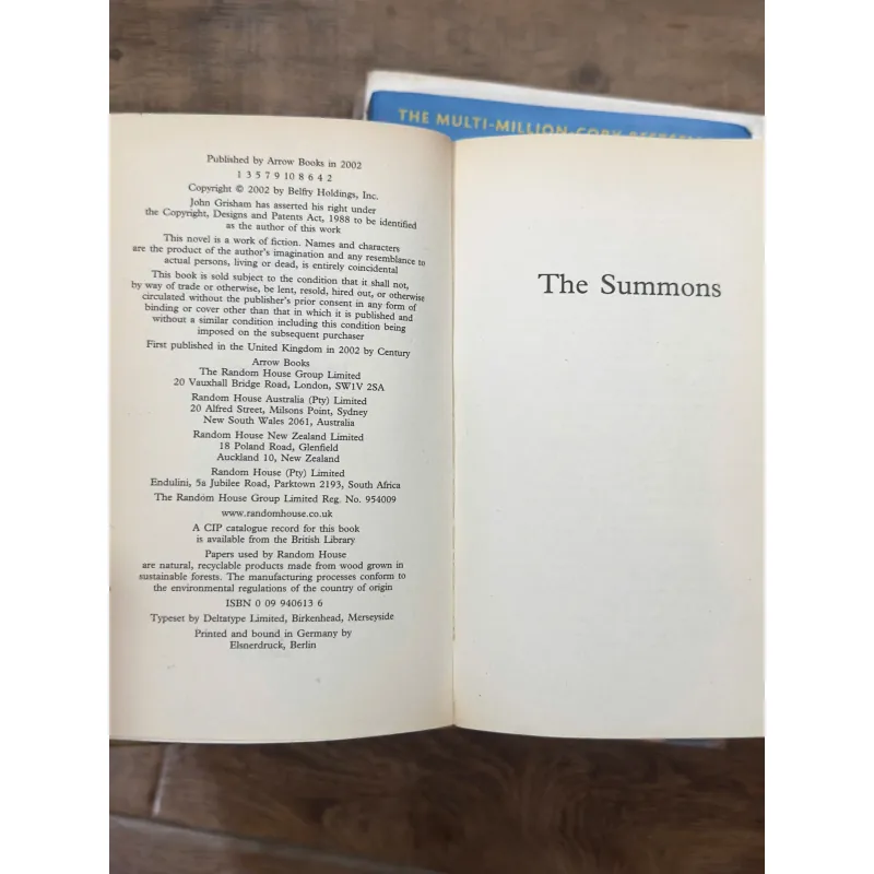 Combo Sách John Grisham - The Exchange/The Summons/The Brethren 736273