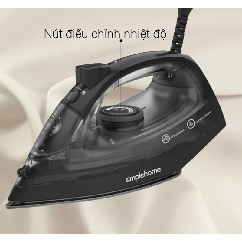 Bàn ủi hơi nước Simplehome ES2477 Đen 748759