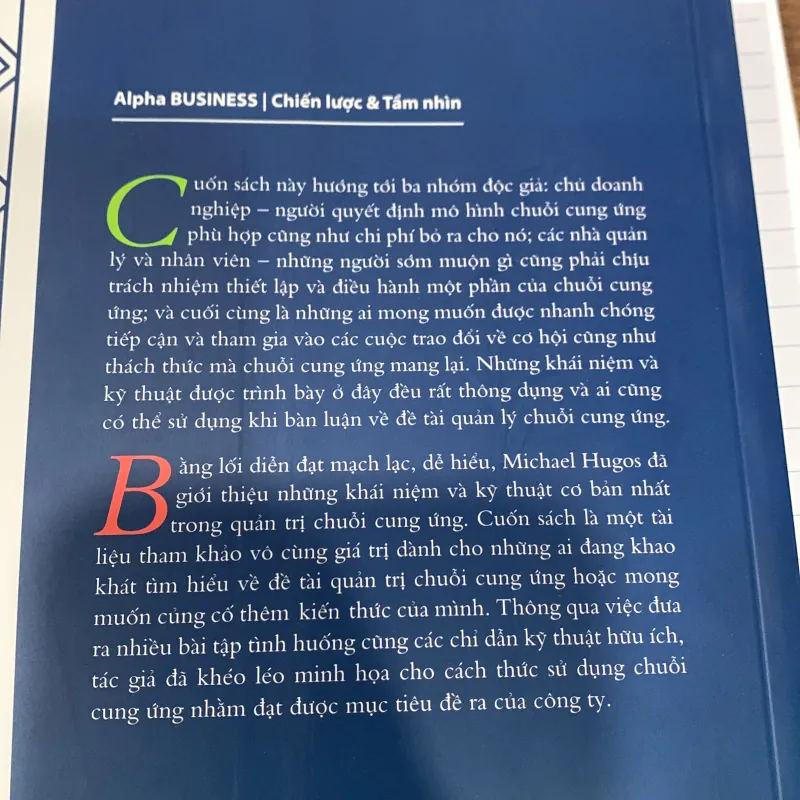 Sách Nguyên lý quản trị chuỗi cung ứng 934542