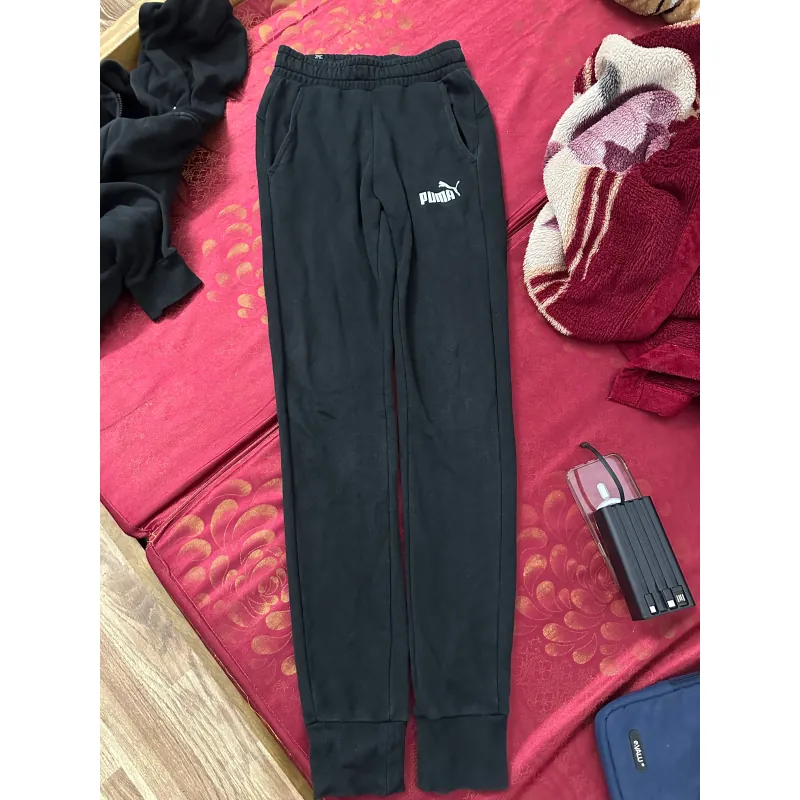 Bộ quần áo thể thao Puma logo màu đen size XS 755427