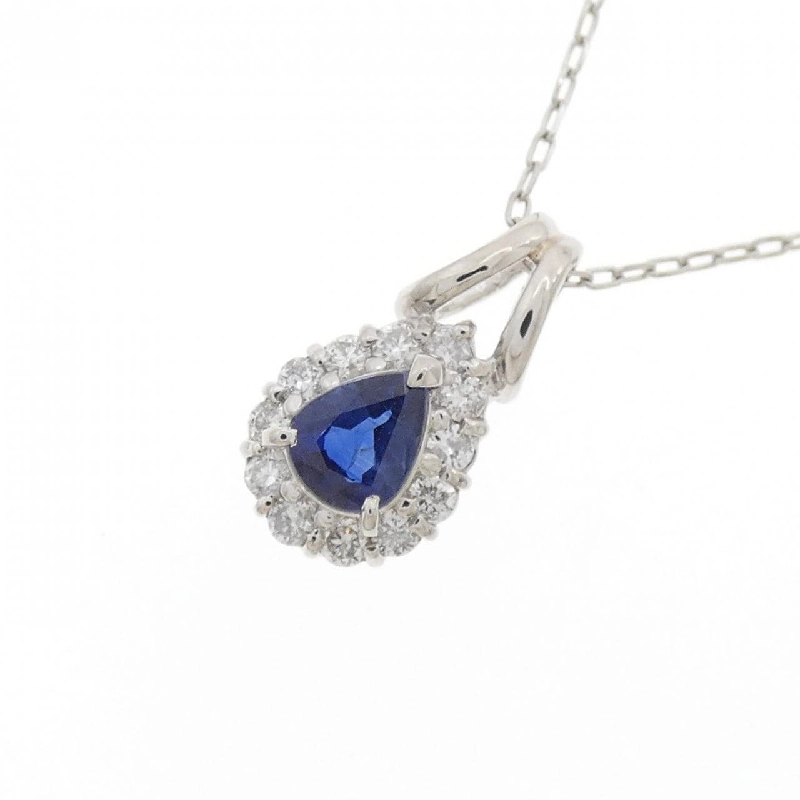 Dây chuyền Sapphire PT900/PT850 0.73CT - Hàng hiệu Chính hãng 858144
