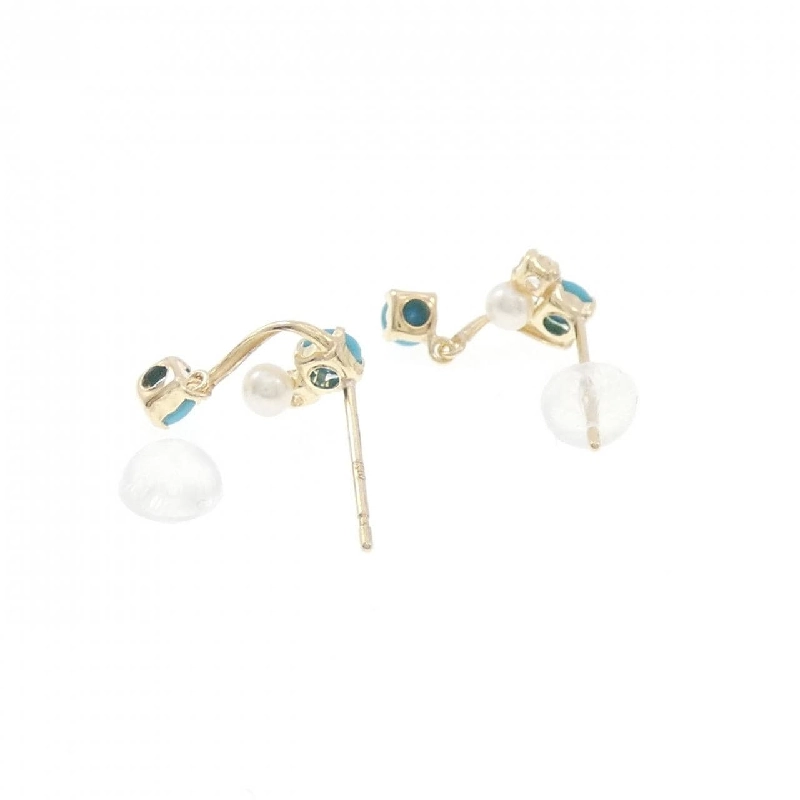 K10YG Đá màu Bông tai - Hàng hiệu Chính hãng 874537