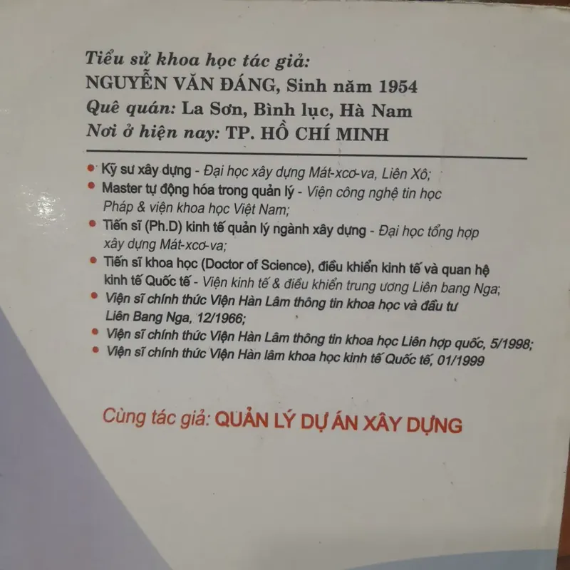 Nguyễn Văn Đáng - QUẢN LÝ DỰ ÁN 569984