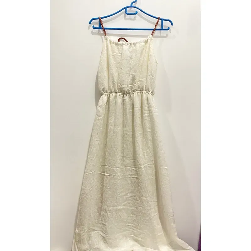 MỚI 99%***ĐẦM TRẮNG DÀI 2 DÂY MAXI ĐI BIỂN* DẠO PHỐ CHẤT LIỆU MÁT ĐẸP* TẶNG QUÀ 0Đ 588669