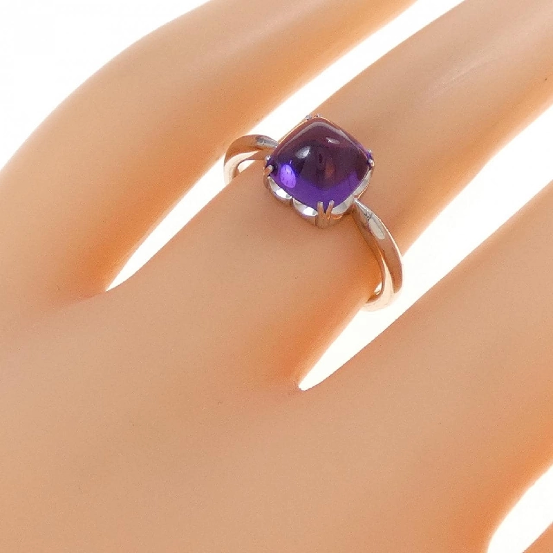 Nhẫn Amethyst K18WG 667461