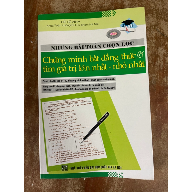 NHỮNG BÀI TOÁN CHỌN LỌC CHỨNG MINH BẤT ĐẲNG THỨC VÀ TÌM GIÁ TRỊ LỚN NHẤT- NHỎ NHẤT 543104