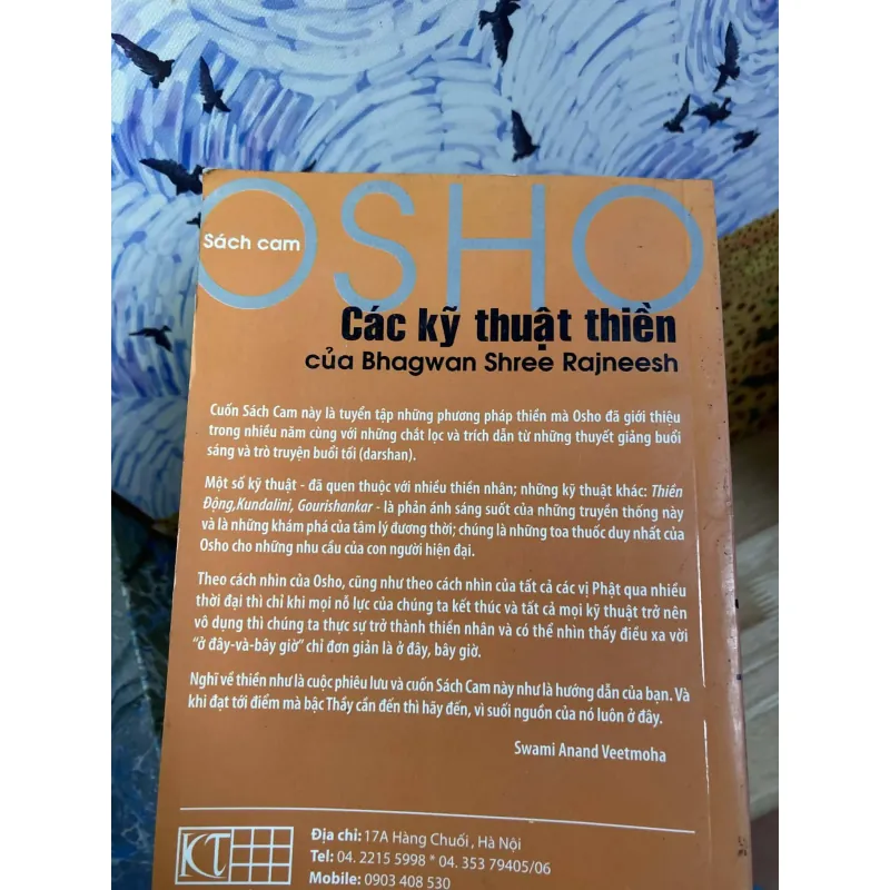 Sách Cam - Các Kỹ Thuật Thiền Của Bhagwan Shree Rajneesh - Osho 1001627