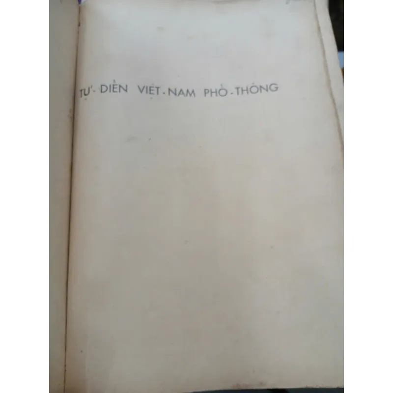 TỰ ĐIỂN VIỆT NAM PHỔ THÔNG - ĐÀO VĂN TẬP 729813