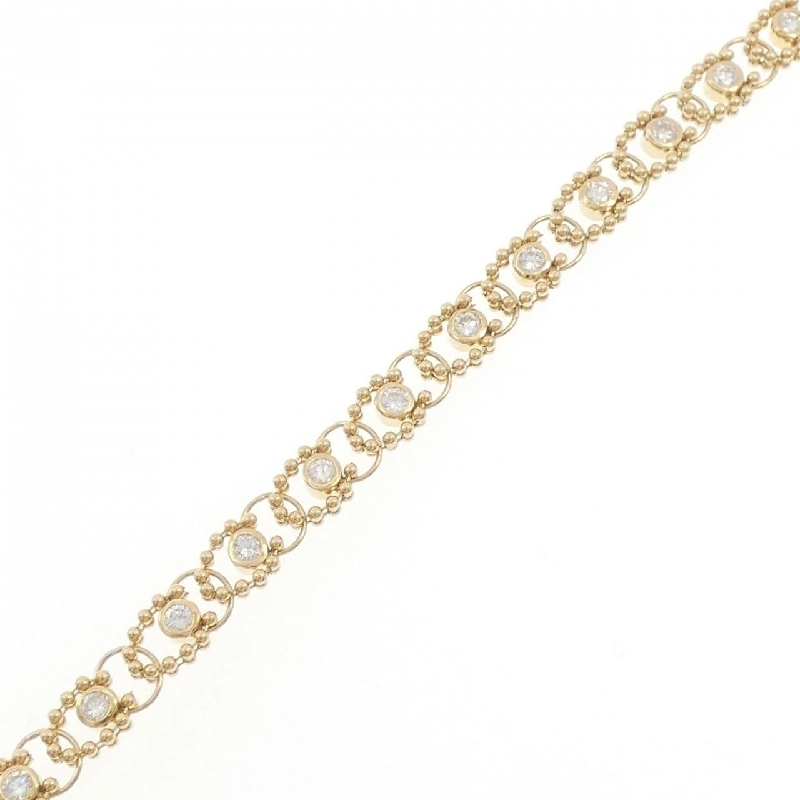 K18YG Vòng tay kim cương 1.09CT - Hàng hiệu Authentic 873117