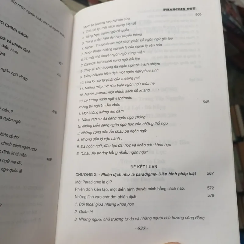 Dịch. Sự bảo vệ & Minh giải đa ngôn ngữ - Francois Ost 792203