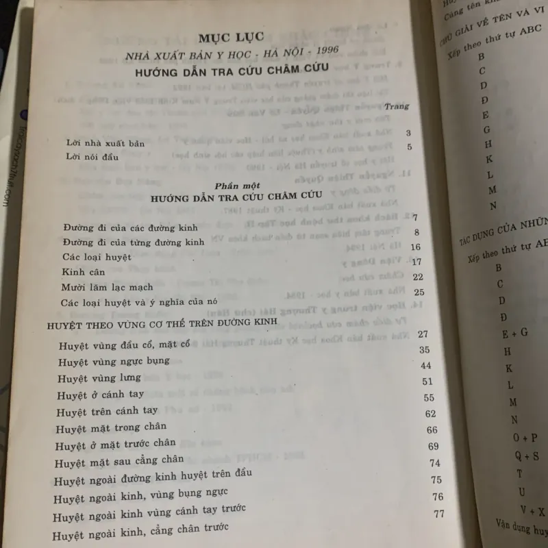 Hướng dẫn tra cứu châm cứu, Dương Trọng Hiếu, 430 trang, in năm 1996 936959