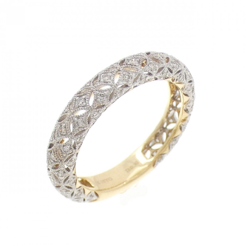 Nhẫn kim cương K18YG/K18WG 0.30CT - Hàng hiệu Chính hãng 852226