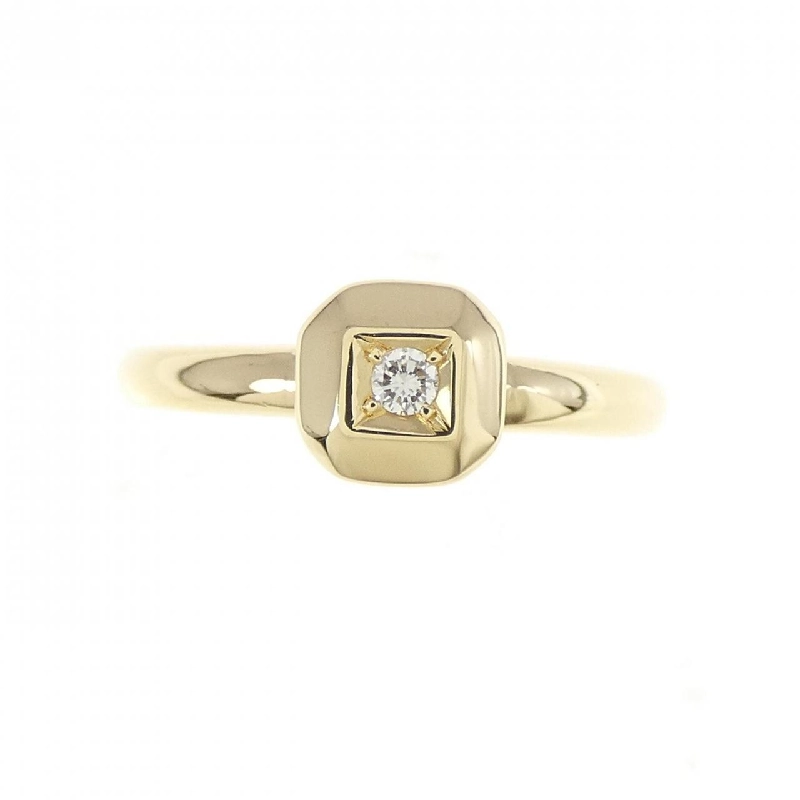 Nhẫn kim cương K18YG 0.08CT 673170