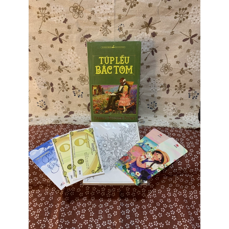 Sách – Túp Lều Bác Tom, nguyên seal , tặng kèm Bookmark, Postcard Tô Màu 290320