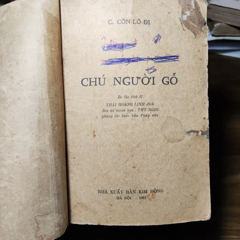 Chú Người Gỗ - Kim Đồng - V. Côn- Lô - Đi 1021288