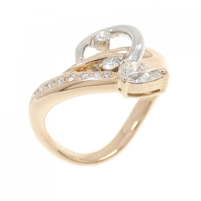 Nhẫn kim cương K18PG/K18WG 0.24CT - Hàng hiệu Chính hãng 853841