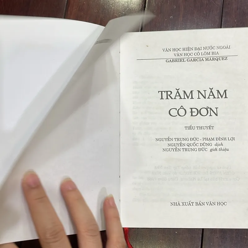 🌿 TRĂM NĂM CÔ ĐƠN – Gabriel García Márquez Nobel văn học bìa cứng sưu tầm 1000 bản  1058728
