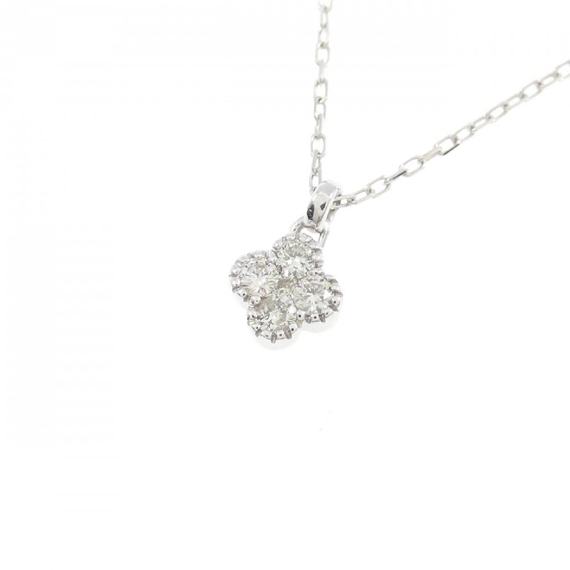 K18WG Dây chuyền kim cương 0.11CT - Hàng hiệu Authentic 856419