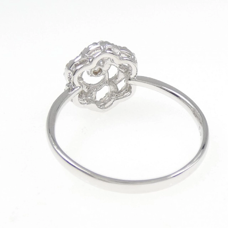 Nhẫn kim cương hoa K18WG 0.03CT - Hàng hiệu Authentic 854024