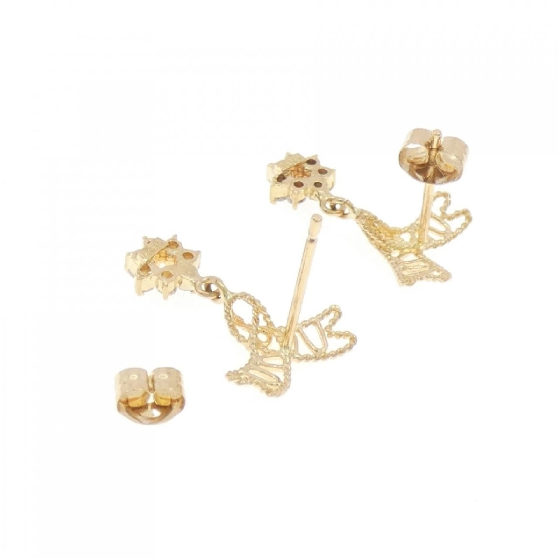 K18YG Bông tai kim cương 0.14CT - Hàng hiệu Chính hãng 870560