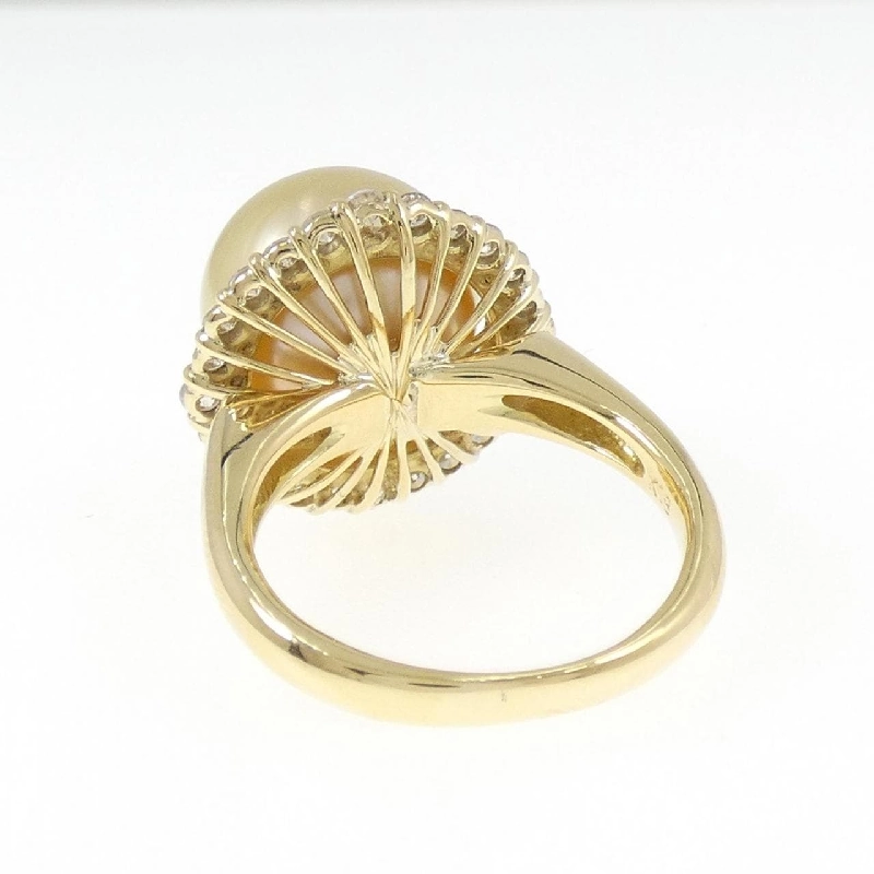 Nhẫn ngọc trai trắng K18YG 666735