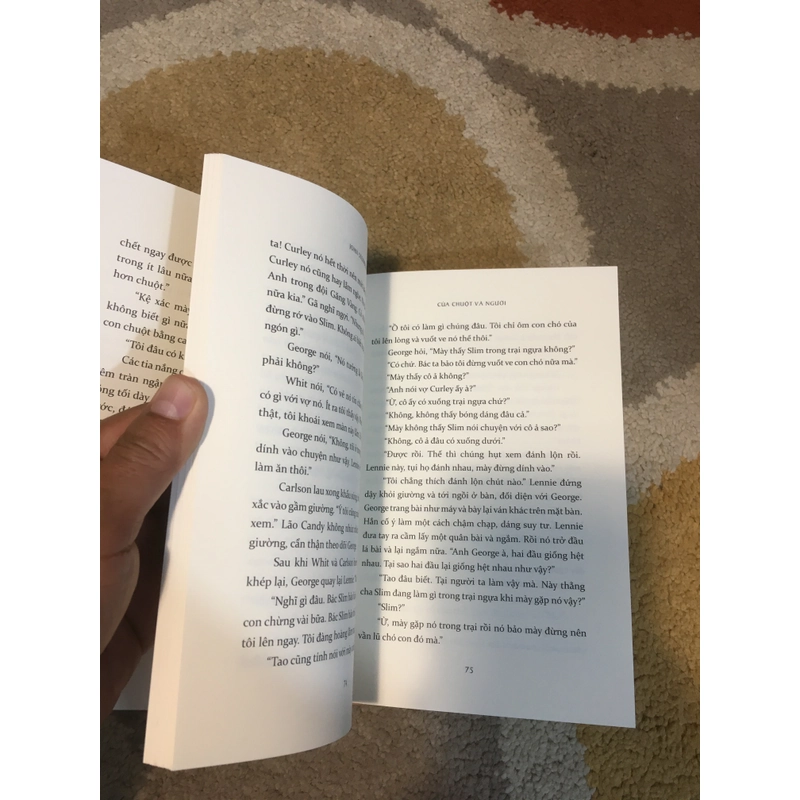Của Chuột và Người - John Steinbeck (bìa cứng) 139209
